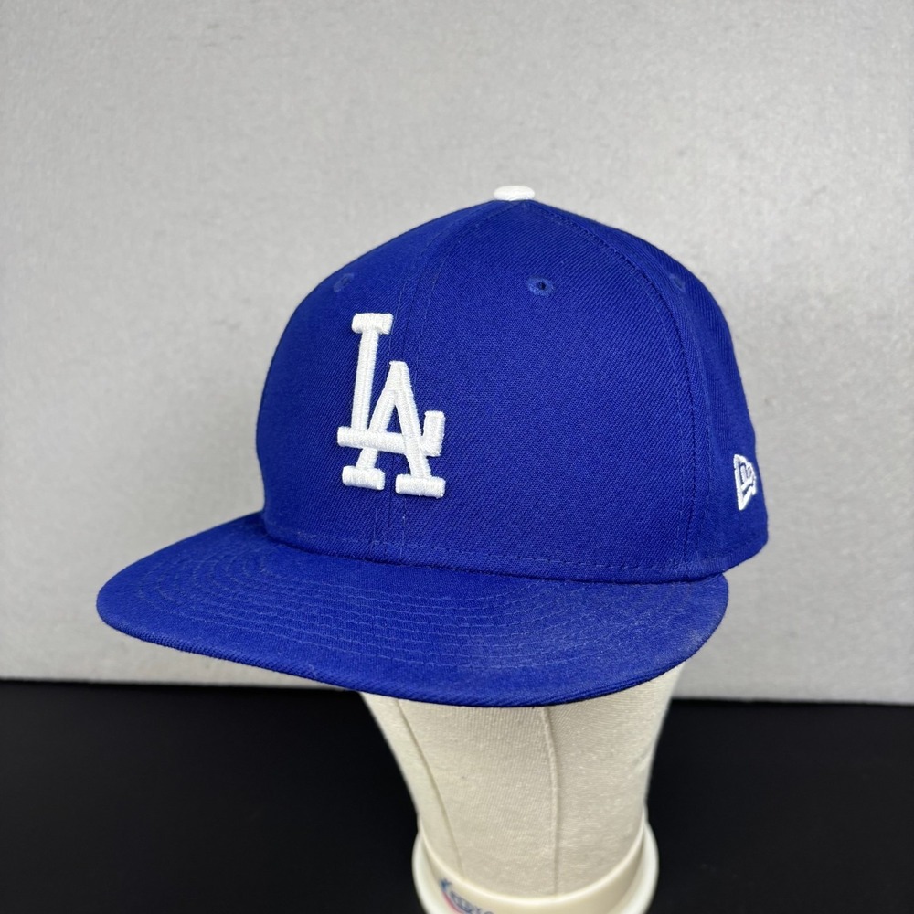 Los Angeles Dodgers New Era 59Fifty Majestic On Field Fitted Hat Cap Size 7 3/8